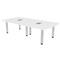 Skutchi Designs 45 in W, 96 in L, 29 in H, Engineered Wood Top, White H-AREC-4693-PT-09-EL - alternate 1